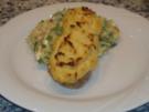 Gratiniertes Kalbssteak mit mediterranen Kartoffelpürree - Rezept