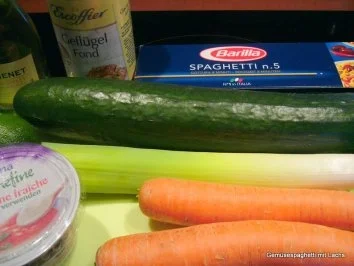 Gemüsespaghetti mit Lachs - Rezept - Bild Nr. 2