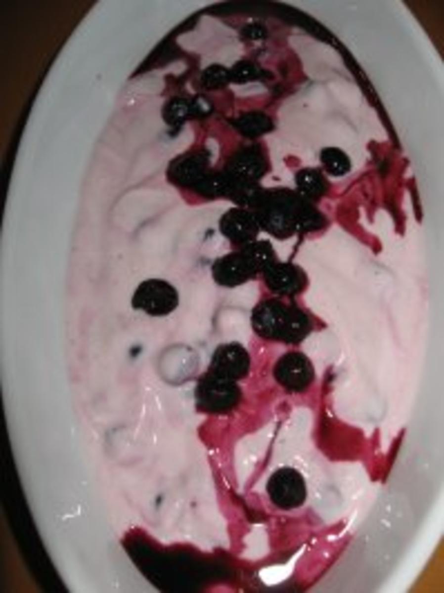 Bilder für Heidelbeer-Quarkcreme - Rezept