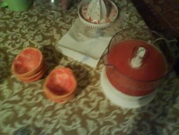 Grapefruit-Honigparfait mit Grapefruitfilets - Rezept - Bild Nr. 6