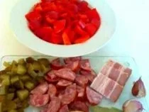 Letscho mit  Wurst und Apfel - Rezept - Bild Nr. 2