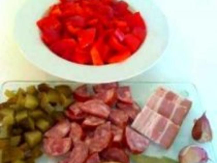 Letscho mit Wurst und Apfel - Rezept mit Bild - kochbar.de