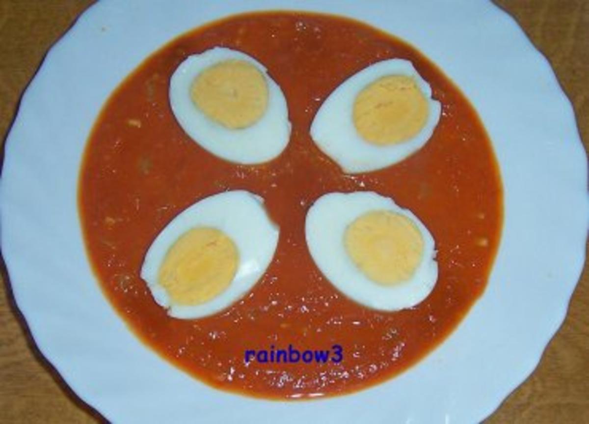 Kochen: Eier in Tomatensauce - Rezept