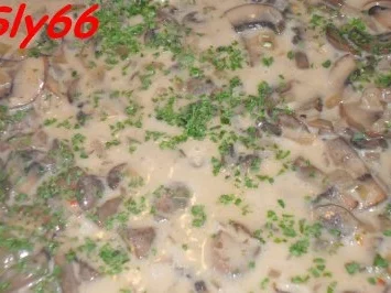 Rezept: Fleischgerichte:Beinschinken mit Champignon-Soße Bild Nr. 13 Fleischgerichte:Beinschinken mit Champignon-Soße - Rezept - Bild Nr. 13