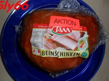 Rezept: Fleischgerichte:Beinschinken mit Champignon-Soße Bild Nr. 15 Fleischgerichte:Beinschinken mit Champignon-Soße - Rezept - Bild Nr. 15