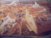 Blechkuchen mit Ananas und Mandarinen - Rezept