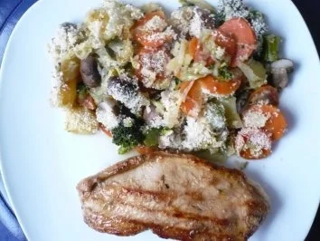 Rezept: Gratiniertes Gemüse Gratiniertes Gemüse - Rezept