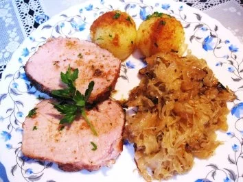 Kasselerbraten mit Sauerkraut - Rezept - Bild Nr. 2