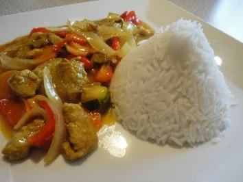 China Pfanne mit Reis - Rezept