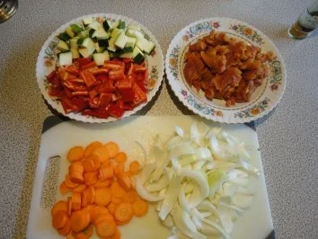 China Pfanne mit Reis - Rezept - Bild Nr. 4