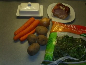 Rezept: Eintöpfe: Grünkohleintopf mit Kasseler Bild Nr. 2 Eintöpfe: Grünkohleintopf mit Kasseler - Rezept - Bild Nr. 2