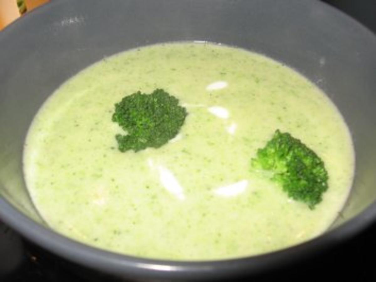 Schnelle Broccolicremesuppe - Rezept