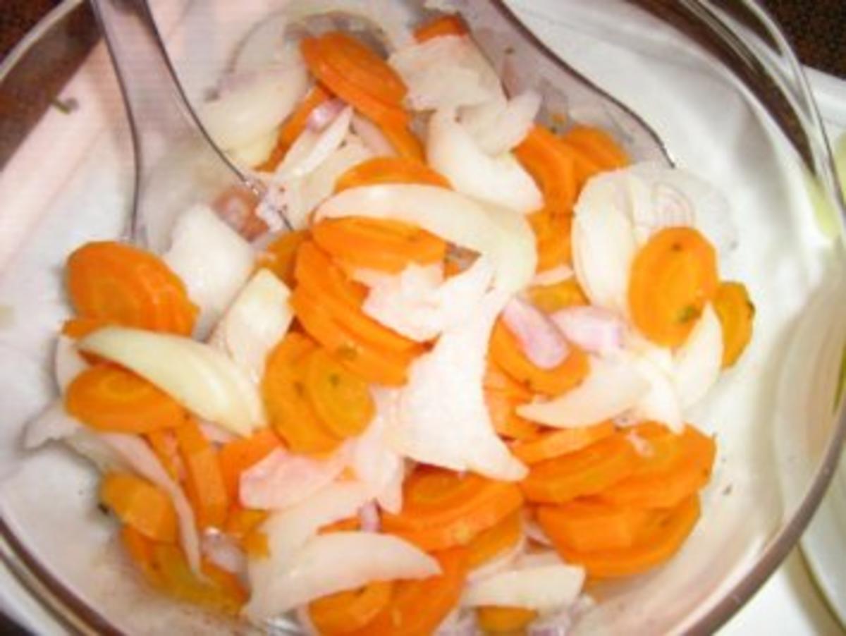 Karotten-Kohlrabi-Salat mit einenm Orangen-Dressing - Rezept - Bild Nr. 5