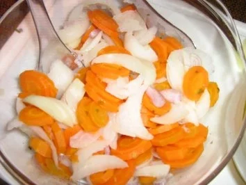 Rezept: Karotten-Kohlrabi-Salat mit einenm Orangen-Dressing Bild Nr. 5 Karotten-Kohlrabi-Salat mit einenm Orangen-Dressing - Rezept - Bild Nr. 5