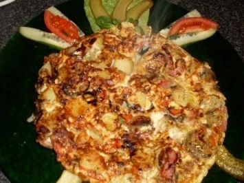 Rezept: Weseler Bauernomelette mit gem. Salat Bild Nr. 10 Weseler Bauernomelette mit gem. Salat - Rezept - Bild Nr. 10