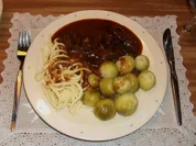 Hirschgulasch "Diana" - Rezept