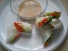Reispapierröllchen mit Satay Dip - Rezept