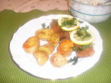 Gebackene Lammkoteletts in Kräuterpanier - Rezept