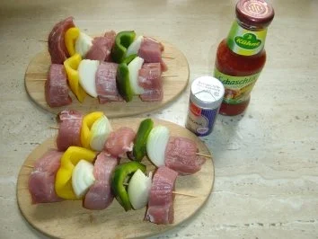 Rezept: Schaschlik Bild Nr. 4 Schaschlik - Rezept - Bild Nr. 4