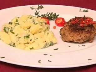 Kalberne Chili-Fleischpflanzerl (Indira Weis) - Rezept