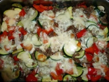 Gemüseauflauf mit Hackfleisch - Rezept