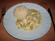 Hähnchen-Gurken-Pfanne - Rezept