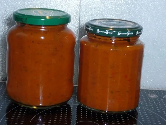 Soßen/Dip: Ajvar, Paprika-Auberginenmus mild - Rezept - Bild Nr. 5