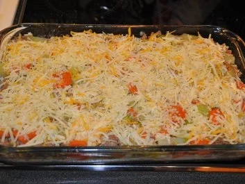 Rezept: Gemüse-Hackfleischauflauf Bild Nr. 2 Gemüse-Hackfleischauflauf - Rezept - Bild Nr. 2