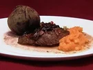 Steaks von Strauß und Känguru mit Kürbis-kartoffelpüree (Froonck Matthée) - Rezept