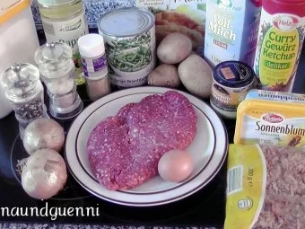 Rezept: Frikadellen mit gestoften Brechböhnchen.... Bild Nr. 2 Frikadellen mit gestoften Brechböhnchen.... - Rezept - Bild Nr. 2