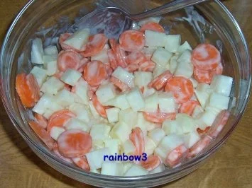 Rezept: Salat: Rohkost mit Joghurt-Dressing Bild Nr. 3 Salat: Rohkost mit Joghurt-Dressing - Rezept - Bild Nr. 3