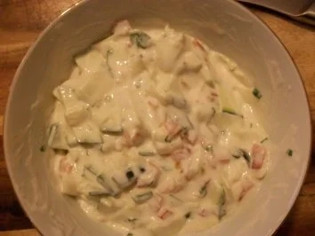 Zucchini-Tzaziki-Tomaten-Dip - Rezept - Bild Nr. 4