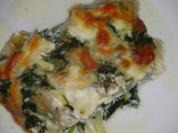 Fisch : Lasagne mal anderst mit Lachs, Spinat, Zuccini & Kräuter - Rezept