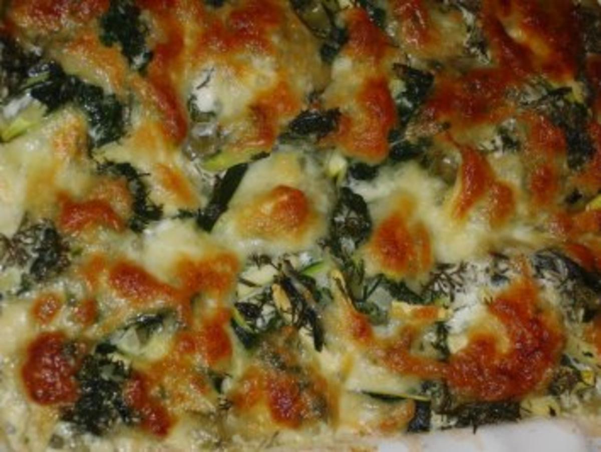 Fisch : Lasagne mal anderst mit Lachs, Spinat, Zuccini & Kräuter - Rezept - Bild Nr. 2