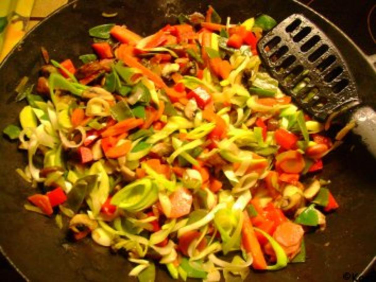 Wok: Garnelen-Fisch Curry mit Gemüse - Rezept - Bild Nr. 3