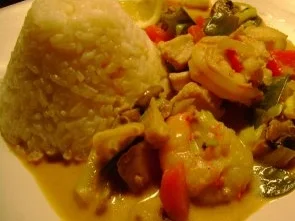 Wok: Garnelen-Fisch Curry mit Gemüse - Rezept - Bild Nr. 9