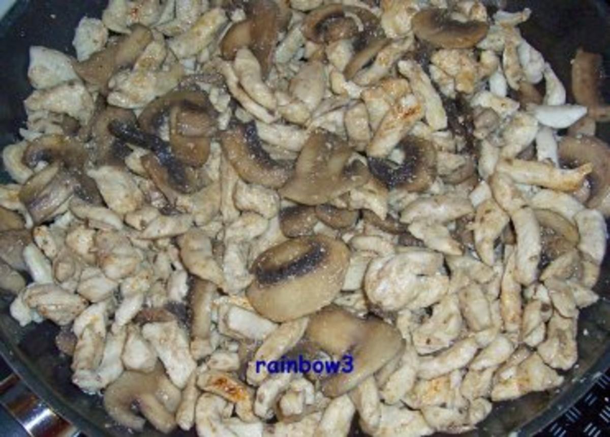 Kochen: Hähnchen-Geschnetzeltes mit Pilzen - Rezept - Bild Nr. 6