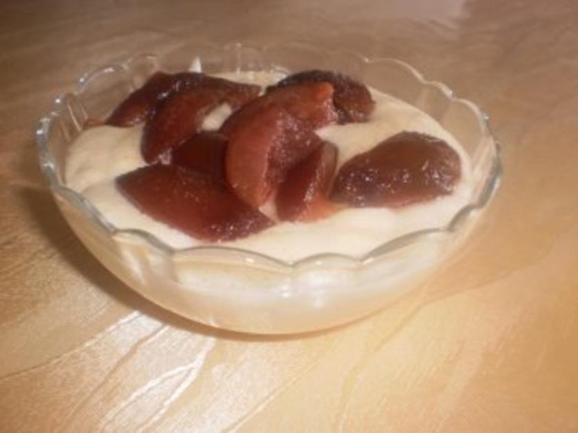 Marzipan Grießbrei mit Pflaumen - einfach - von gabi-63