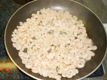 Pasta mit Krabben-Sahne-Sauce - Rezept - Bild Nr. 5