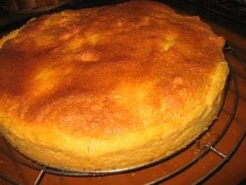 Rezept: Backwaren: Pfirsichkuchen mit Überzug Bild Nr. 2 Backwaren: Pfirsichkuchen mit Überzug - Rezept - Bild Nr. 2