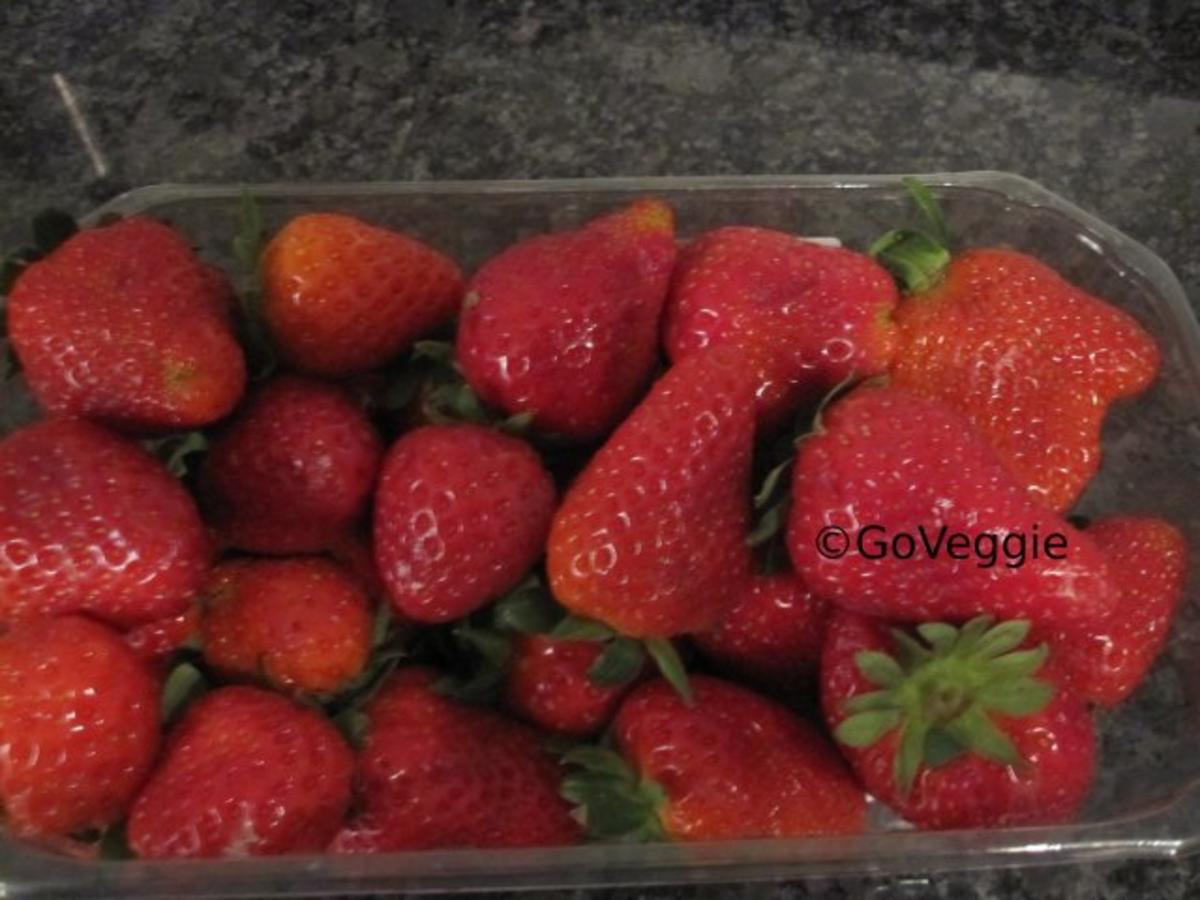 Erdbeer Sorbet - einfach - von GoVeggie