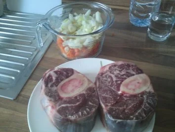 Rezept: Beinscheiben vom Rind Beinscheiben vom Rind - Rezept