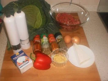 Rezept: Wirsing-Hackbraten Bild Nr. 2 Wirsing-Hackbraten - Rezept - Bild Nr. 2