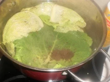 Rezept: Wirsing-Hackbraten Bild Nr. 7 Wirsing-Hackbraten - Rezept - Bild Nr. 7