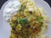 Bandnudeln mit Gemüse - Rezept