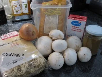 Mie-Nudeln mit Currypilzen - Rezept - Bild Nr. 2