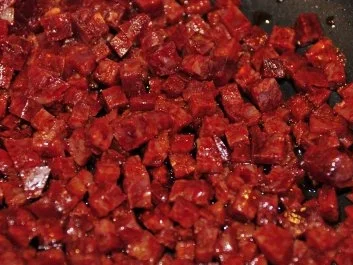 Rezept: Mini Quiche mit Chorizo Bild Nr. 3 Mini Quiche mit Chorizo - Rezept - Bild Nr. 3