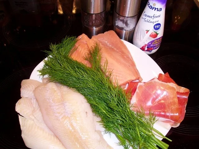 Fisch: Nordische Schollen-Lachs-Röllchen - Rezept - Bild Nr. 2