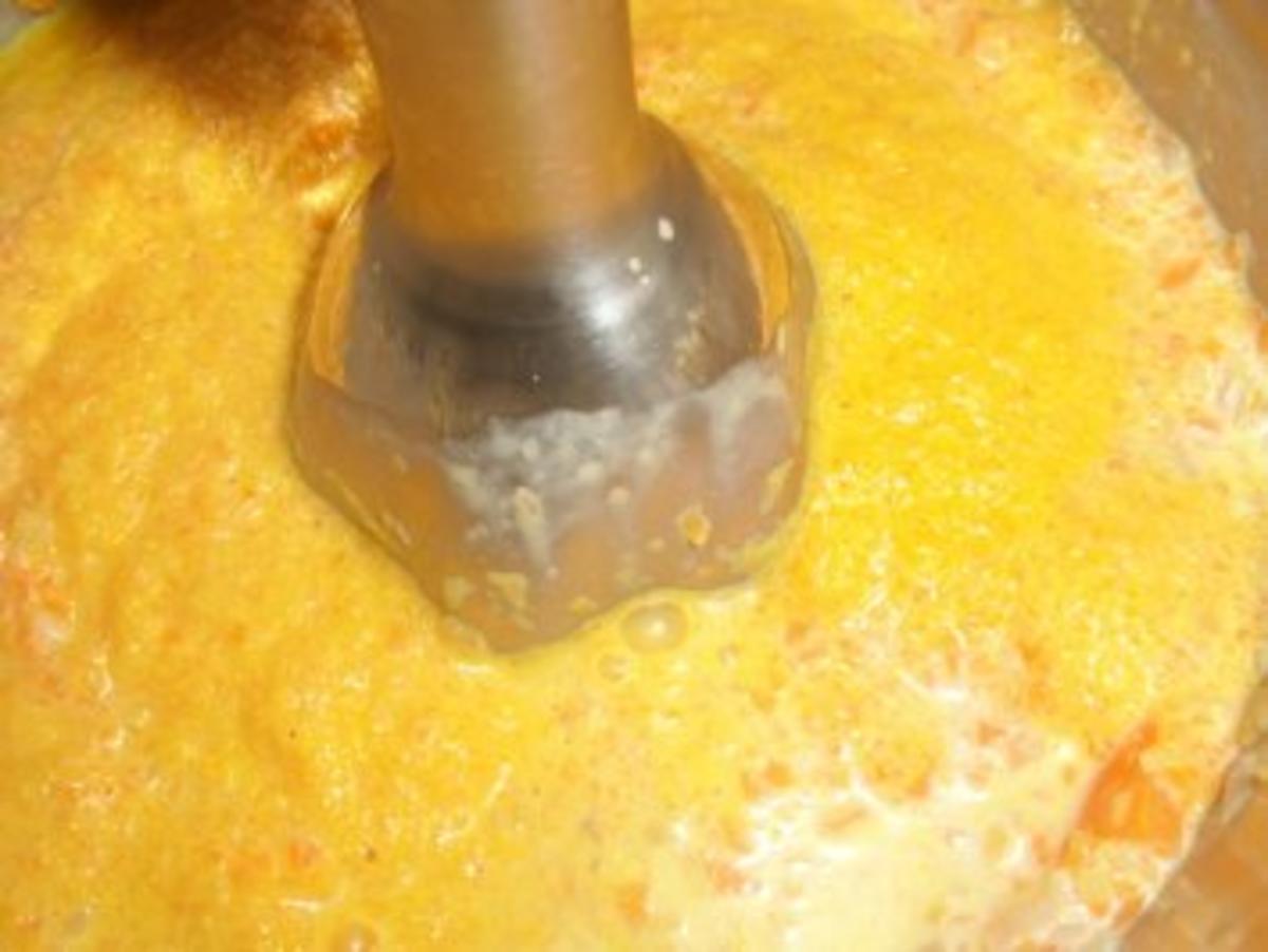 Suppe: Kokos-Karotten-Suppe mit Ingwer - Rezept - Bild Nr. 6