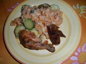 Pasta-Käse-Auflauf mit Zucchini und Mozzarella - Rezept